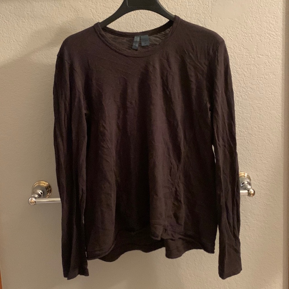 Brown Anthropologie Long sleeve T-shirt